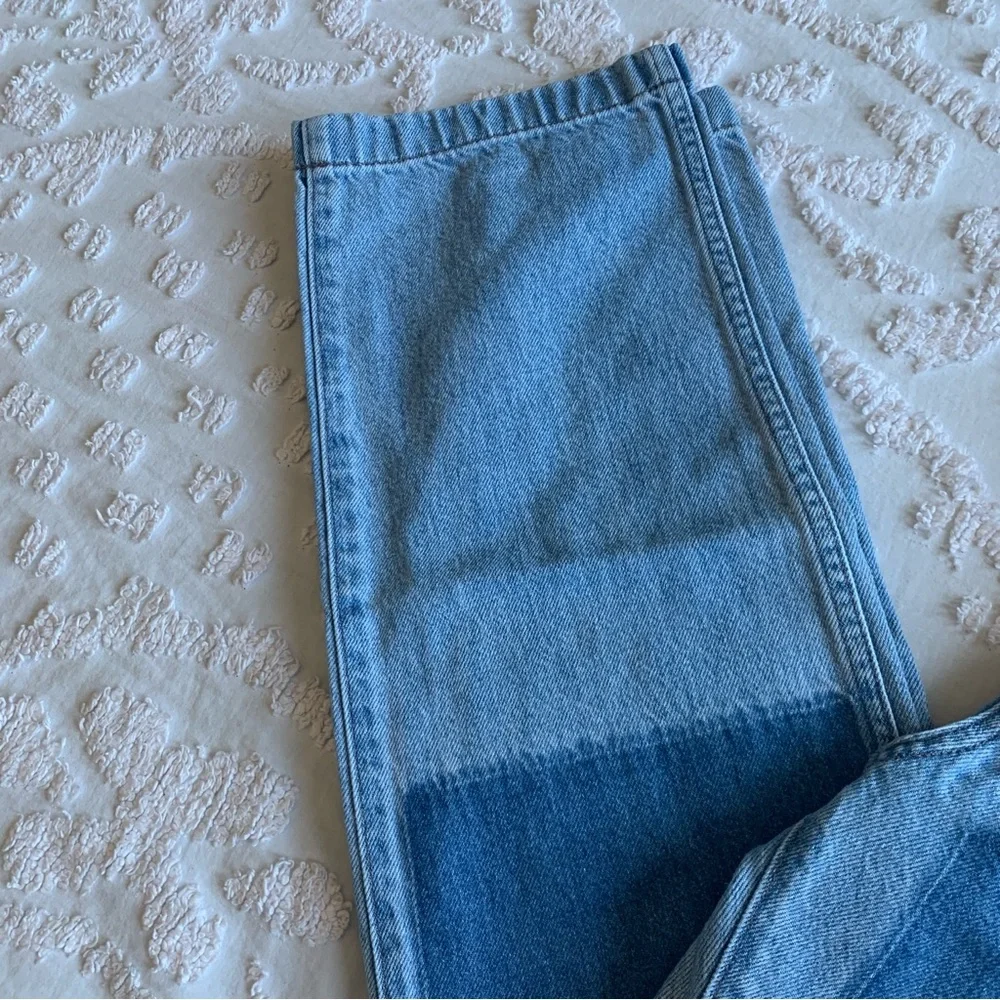 Women’s 27 MADEWELL The '90s Straight Jean Hazelfern Wash Shadow-Panel Edition
